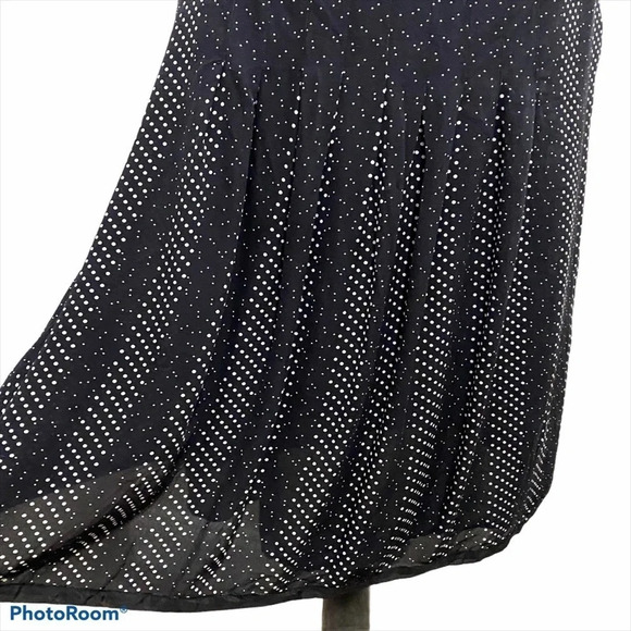 Vintage Talbots Silk Skirt Polka Dot 6P Careerwear - Picture 3 of 10